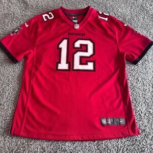 Nike Tom Brady Tampa Bay Buccaneers NFL On Field Game Jersey Red Mens XL